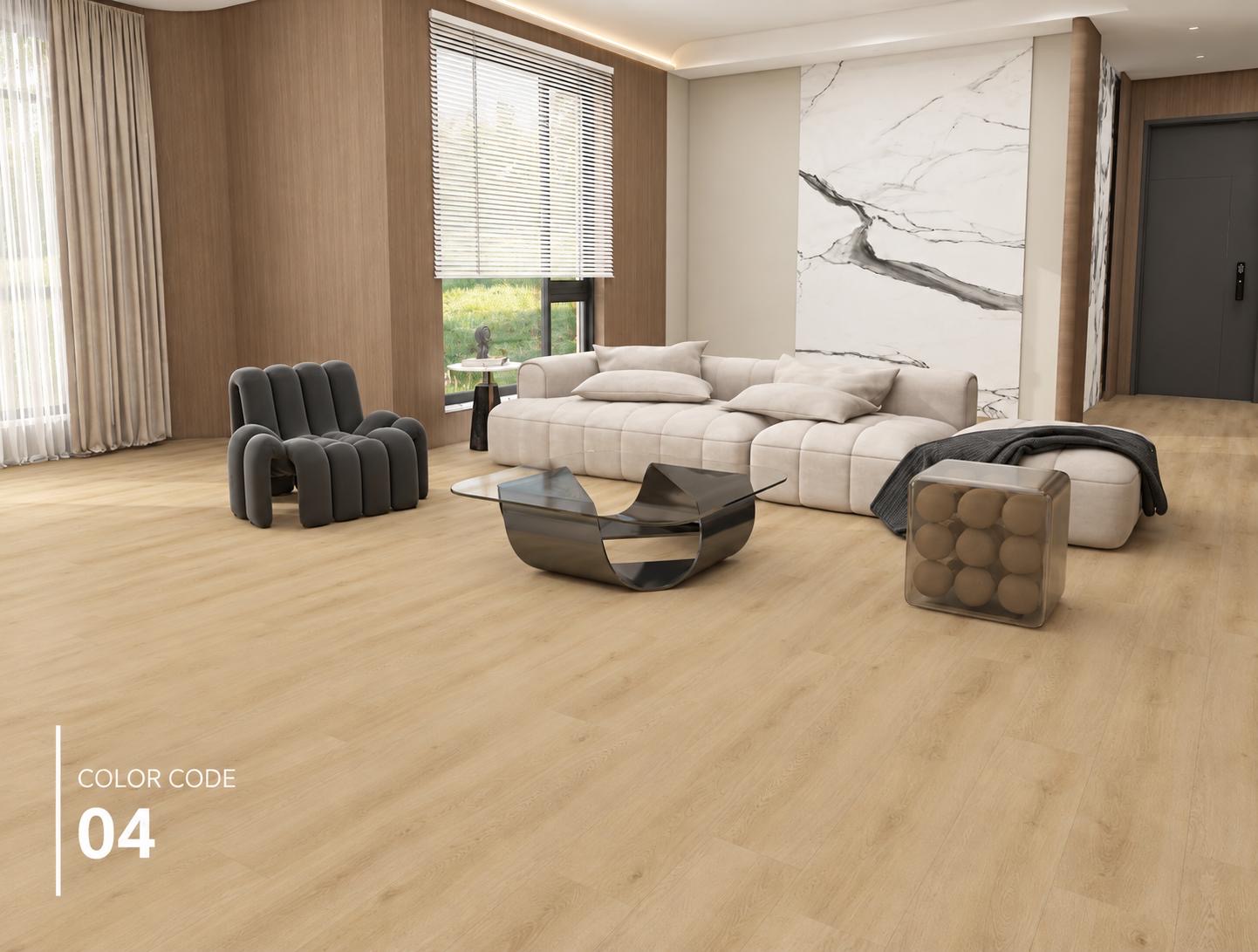 PVC Plank staal 4